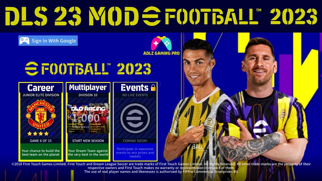 Dream League Soccer 2023 DLS 23 Mod eFootball 2023 Download Android